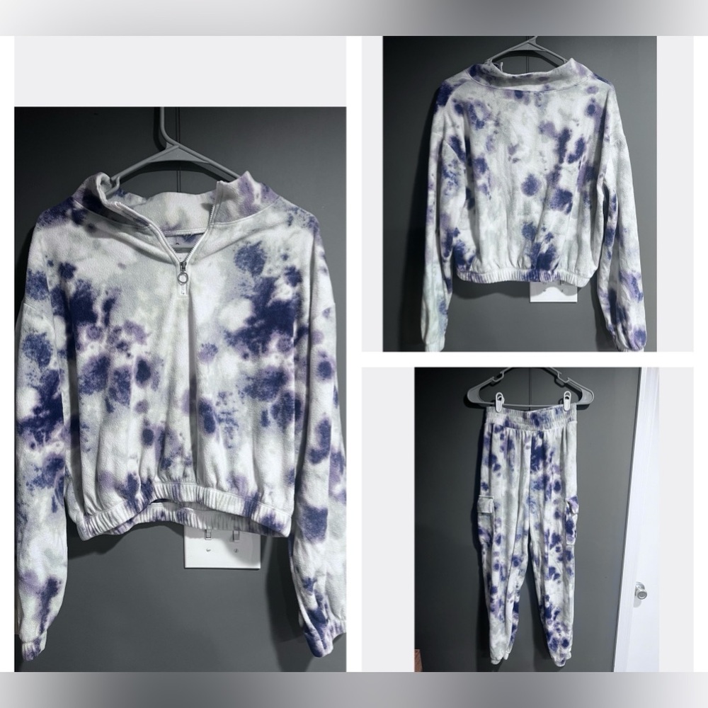 Tie Dye Purple Lounge Set